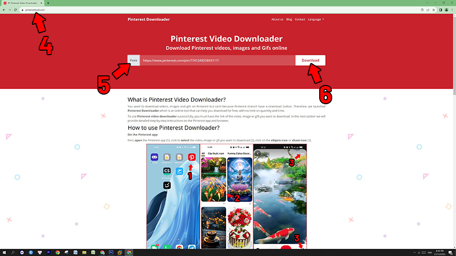 How to use pinterest video downloader 3